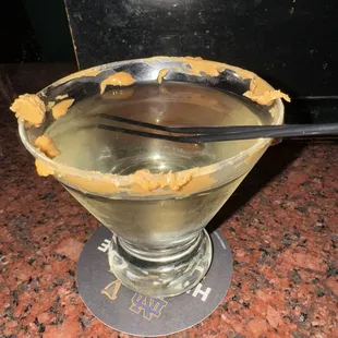 Chocolate peanut butter martini