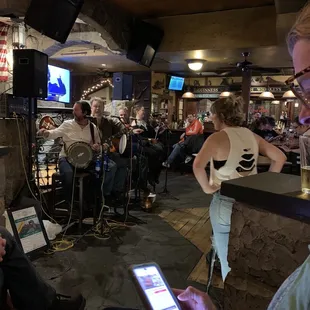 Band playing