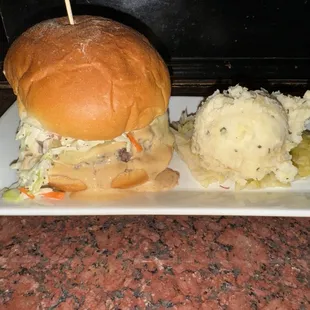 The Still&apos;s Speciality Burger with Colcanonon