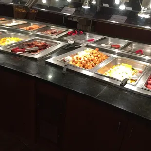 The bar has a variety to choose from