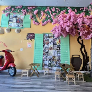 Nicely decorated interior