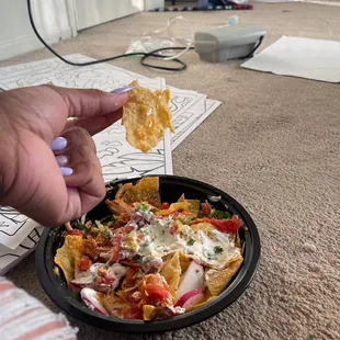 Soggy ass chips and nacho soup