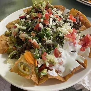 Burrito Bowl (Lunch Special) - Carne Asada - break open the bowl and you get this!