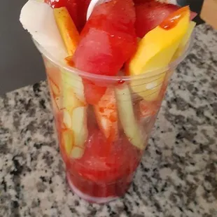 Big Vaso of fresh fruits