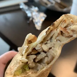 Chicken Shawarma Pita Wrap