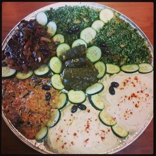 Customized Appetizer Tray.