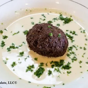 Falafel with our tahini sauce.