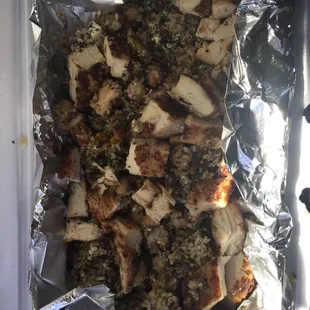 Mediterranean Salad with chicken