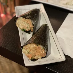 Negitoro hand rolls