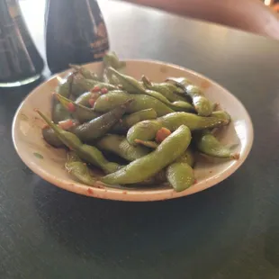 Garlic Edamame