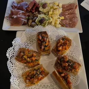 Antipasto Napolitano and Anacapri Bruschetta