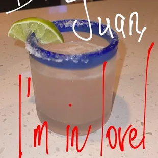 House margarita! Soooo good!! Thx Juan