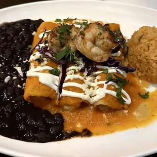 Seafood Enchiladas