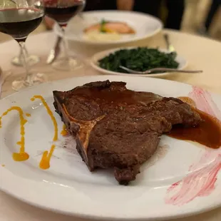 T-bone steak- so good! Big portion