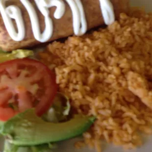 a plate of food