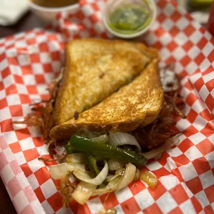 Birria grilled cheese