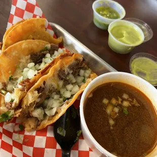 3 birria taco special.