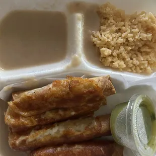 Rolled Taco Plate