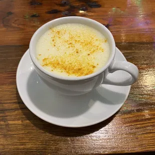 Turmeric Ginger Chai Tea Latte
