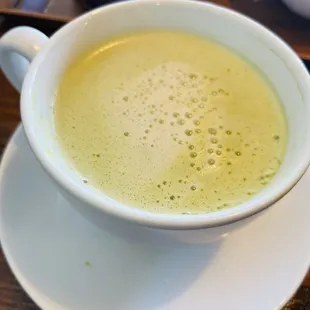 Matcha tea latte