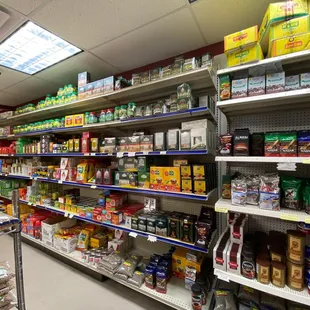 a view of a grocery store
