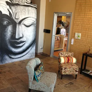 Quiet Waiting area of studio