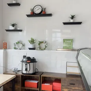 interior, sushi and sashimi