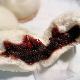 Closer look at the 7. Porcupine Red Bean Buns / no porcupine harmed, just a name.