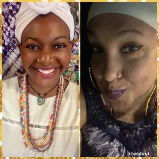 Your Tour Guides! Left: Eshé/Mary J. Right: Malika (Osheyo Amanzi)