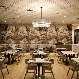 interior, sushi and sashimi