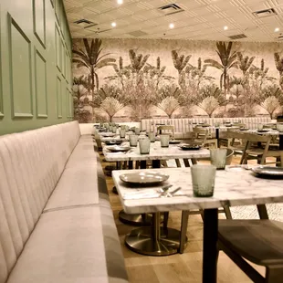 interior, sushi and sashimi