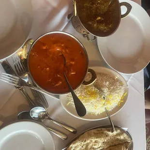 Garlic Basil Naan  Vegetable Masala Chicken Garlic