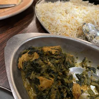 Chicken Sag Dinner