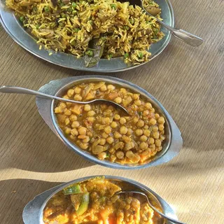 Chana Masala Dinner