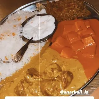 Eggplant Bharta Dinner