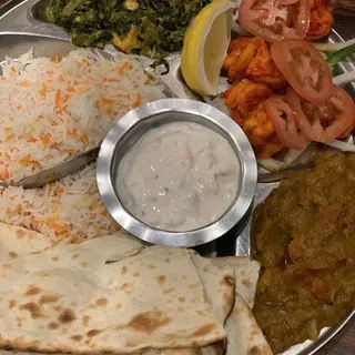 Shrimp Tandoori Dinner