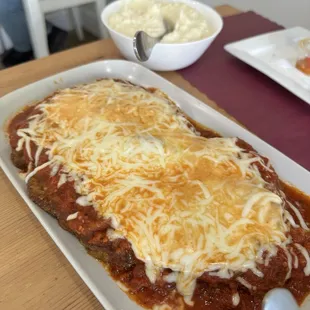 Beef parmigiana