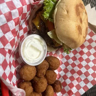 Urban cowboy + Side of Fried Mushrooms