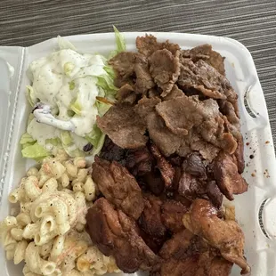 Teriyaki price + bbq chicken plate