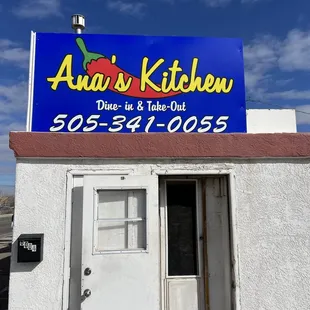 View from the parking lot - easily seen while driving on Edith