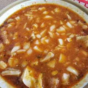 Small menudo. Yum
