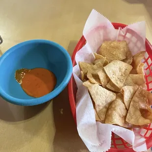 Chips and salsa.