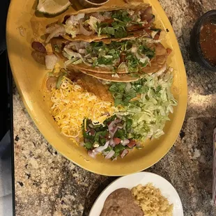 Back again for the fish tacos, in crispy corn tortilla shells! Delicious! The best I&apos;ve ever eaten.