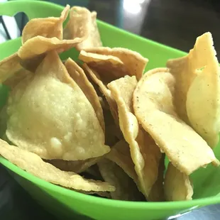 REAL CHIPS. AND THEY DO NOT USE PREFORMED TACOS SHELLS.