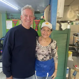 Myself and the owner Ana.