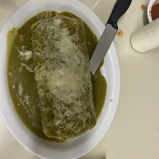 Looks delicious, but it's mixed with chorizo I think