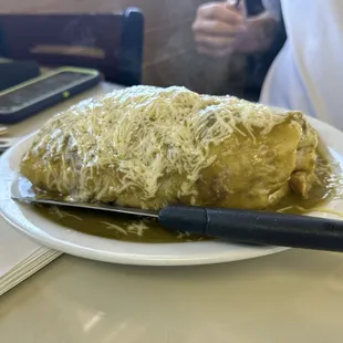 Kitchen Sink Burrito!  it's huge!