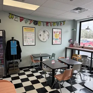 sushi and sashimi, interior