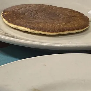 VERY burnt pancake