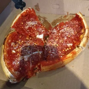 I already shared a slice with the table and was ready to take the rest home. Huge portion.